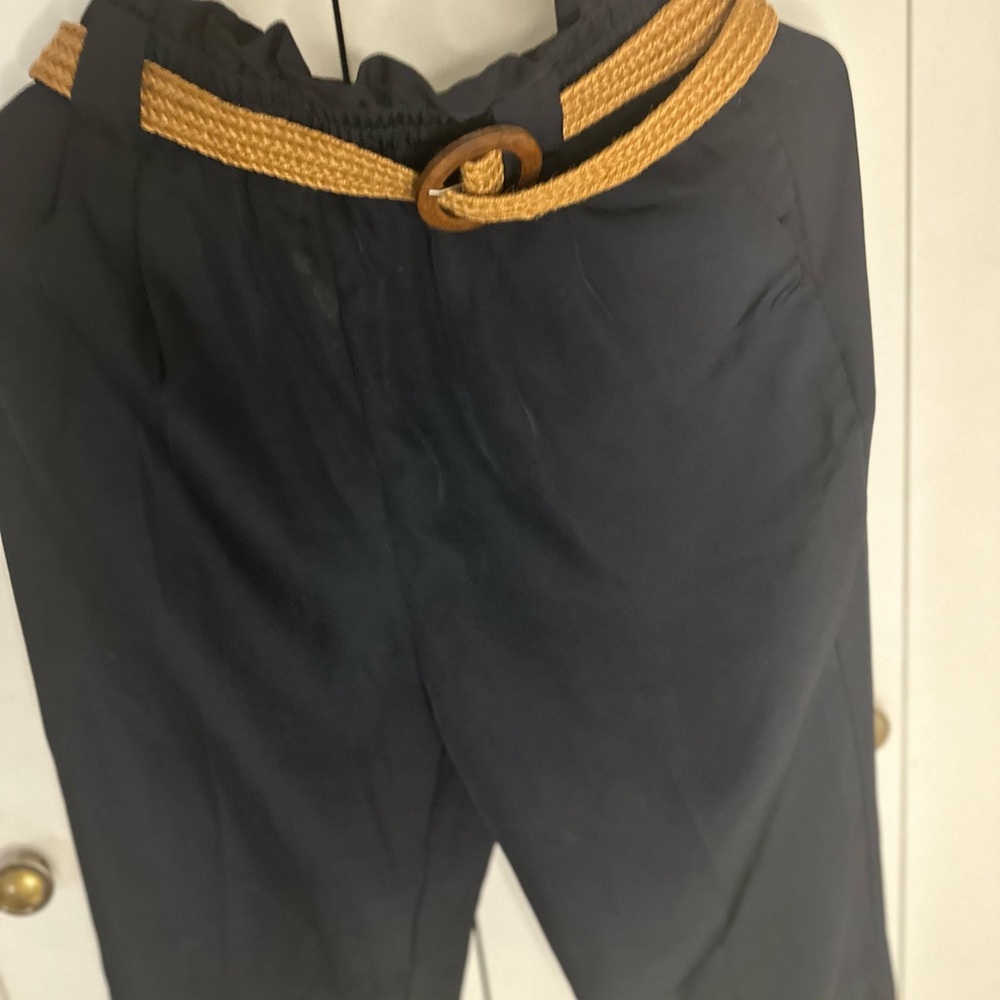 Zara pants with belt